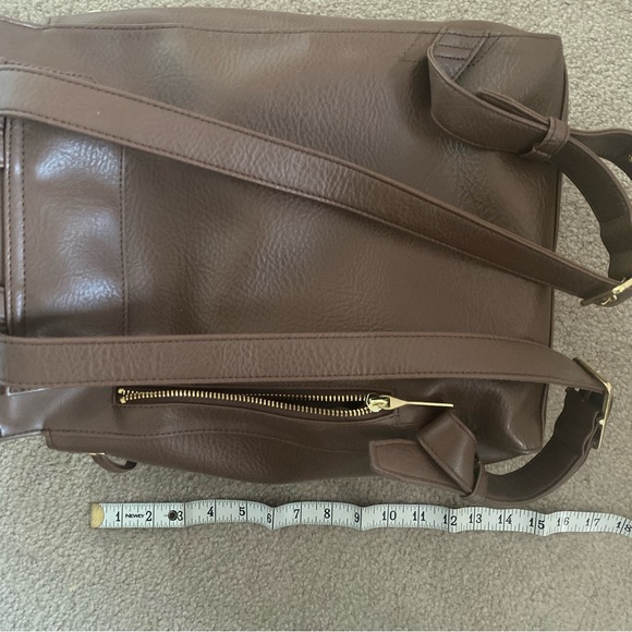 Brown Matt & Nat vegan leather backpack - Picture 7 of 12